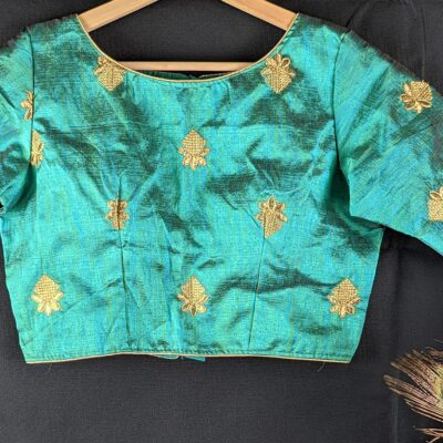 Rama Green Embroidered Blouse